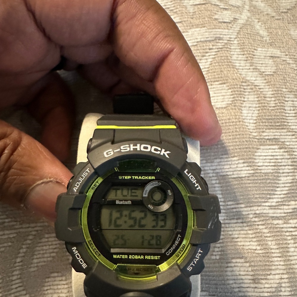 G-Shock Digital Watch - Black and Green